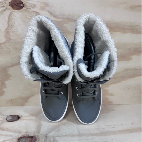 Keds - Juliet High Top - Winter Boots - Gray - Women's - 8 - WF55478 - Picture 7 of 9